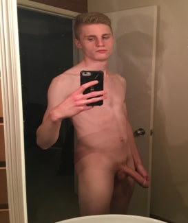 Sexy nude blonde boy