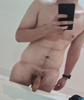 Soft hairy cock